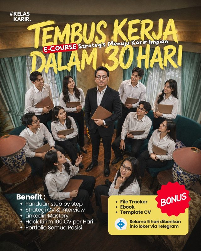Ecourse Tembus Kerja Dalam 30 Hari
